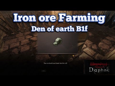 wizardry variants daphne - Iron ore farming