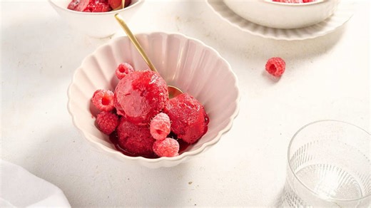 Raspberry vanilla sorbet recipe