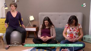 Suivez le tuto d'Hélène Malmanche pour soulager la douleur des contractions grâce à la respiration 💨 | La maison des maternelles