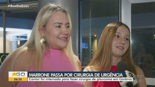 Filha de Marrone diz que soube da cirurgia de urgência do cantor por rede social