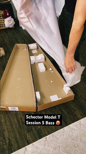 Schecter Model T Session 5 Unboxing! 🎸🔥