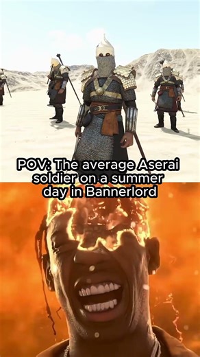 The average Aserai soldier on a summer day in Bannerlord