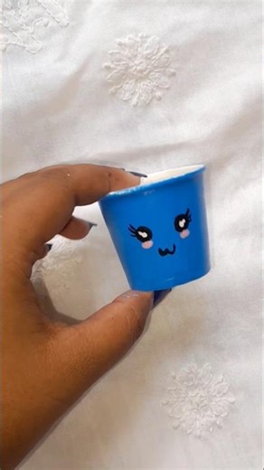 Diy paper tea cup paint..!#youtube #youtubeshorts ‪@YouTube‬