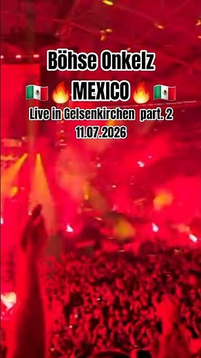 Pure Eskalation beim #onkelz Konzert in Gelsenkirchen Das Stadion Brennt bei Mexico #2026 #live #bo