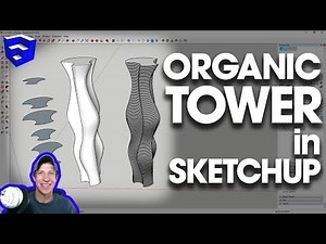 CREATING SLICED ORGANIC SHAPES in SketchUp with Curviloft and Slicer