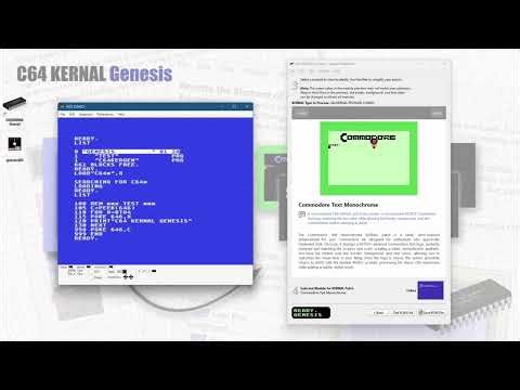 Commodore Text Monochrome - C64 KERNAL Genesis