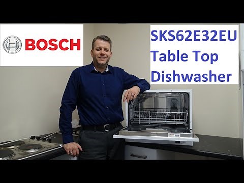 Bosch SKS62E32EU Table Top Dishwasher Demonstration