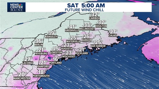 Records could fall in Maine this weekend as Arctic air moves in