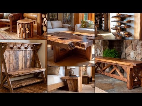 DIY Natural Wood Furniture: Artistic Projects for a Traditional Rustic Aesthetic