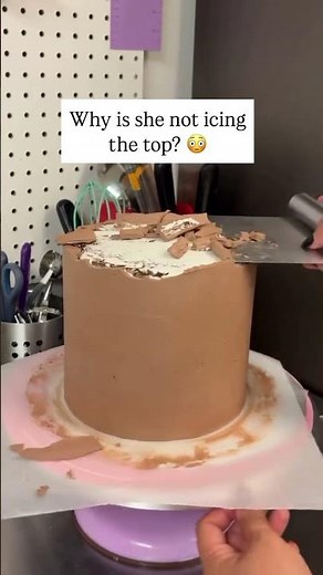 Sharp Cake Edges Made Easy | Beginner Cake Decorating Hack