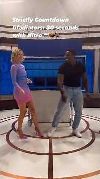 Rachel Riley Having Fun In Short Tight Dress With Nitro - Slow Mo Edition