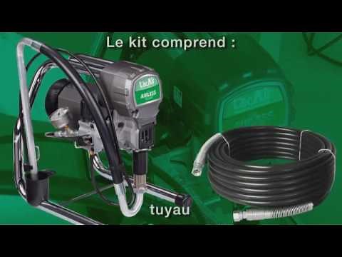 Mise en route du pulvérisateur Airless ES80 de Lacair