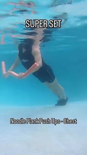 PoolFit on Instagram: "Balance out your muscles by performing super sets of opposite muscle group exercises. Poolfit has over 60 water exercise videos devoted exclusively to muscle conditioning in the pool. 💦 💪"