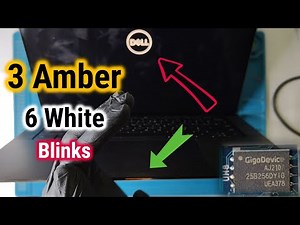 How to Fix Dell Precision 5550 Stuck on Logo | 3 Amber 6 White Blinks