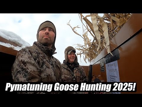 Pymatuning Goose Blind Hunting 2025! | Finally Got One!!