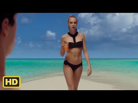 Cara Delevingne beach scene | Valerian and the City of a Thousand Planets