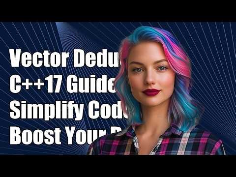 What are std::vector deduction guides in C++17?