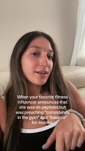 Fitness influencer admitted peptides after preaching “consistency”