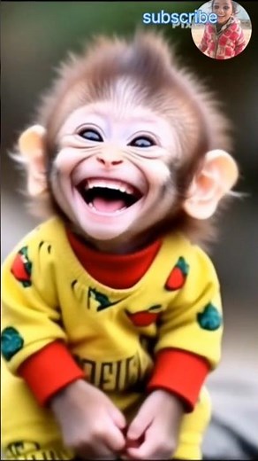 Cutest Baby Monkey Clapping & Smiling | Funny Monkey Video 🐒😂