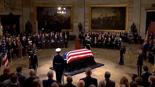 President Jimmy Carter's casket arrives in Washington, D.C.