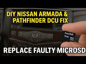 DIY Nissan Armada & Pathfinder DCU Fix: Replace Faulty MicroSD to Stop Boot Loop & Black Screen