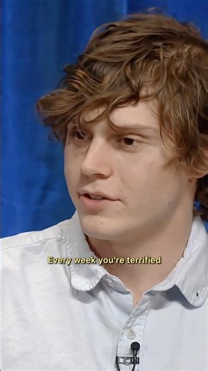 Evan Peters Loves Stretching His Wings 😄 #evanpeters #ahs