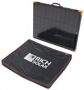Rich Solar Mega 200 Portable Solar Panel with Case - MC4 Connectors - 200 Watts Rich Solar Portable
