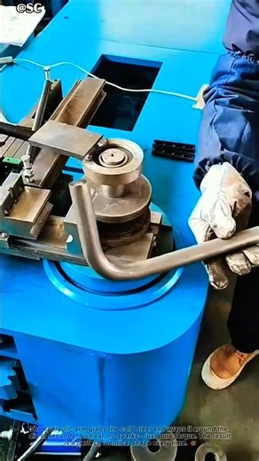 Bending Solid Steel Like Spaghetti! 🍝🏗️ CNC Machine Making Heavy Duty Hooks Satisfying