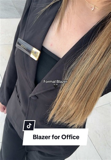 Formal blazer outfit ideas for office