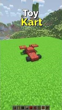 How to Make a Toy Kart Decoration in Minecraft – Easy Build | CupSapling #minecraft #shorts #easy