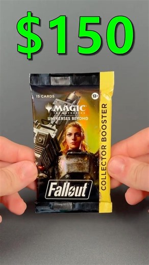 Opening a Fallout Collector Booster Pack #mtg #magicthegathering #mtgcommander