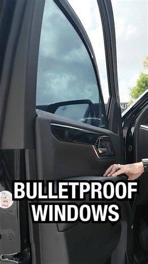 Bulletproof windows that still roll down