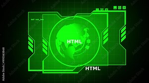Html text animation