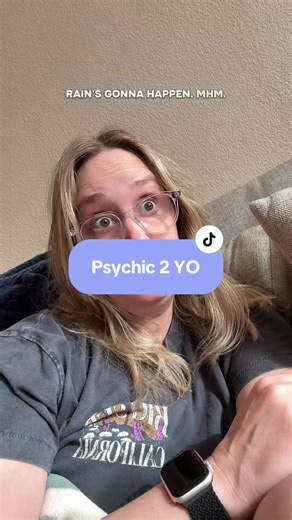 My 2-Year-Old: The Future Teller Predicting Rain