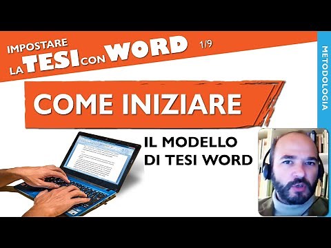 STARTING your thesis with Word [1/9]