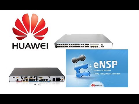 Huawei-eNSP Router and Switch simulator installation