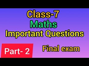 class 7 important questions part-2