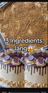 No bake na Fudgee Bar Cake at 3 Ingredients lamang ❤️😍 #cake #cookingvideo #foodie #trendingnow #viralvideo #angelicatalibvlog | Angelica Talib Vlog