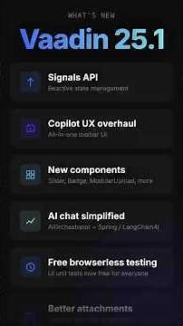 Vaadin 25.1: What’s New in This Release