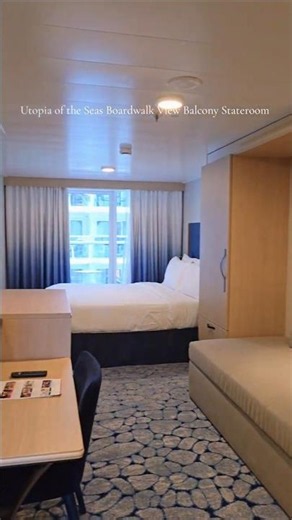 Royal Caribbean Utopia of the Seas Boardwalk View Balcony Stateroom 11297
