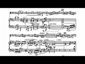 Elliott Carter - Elegy for Viola and Piano (1943/1961) [Score-Video]