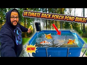 “Turning a Cheap Pool Into a Backyard Fish Pond!”