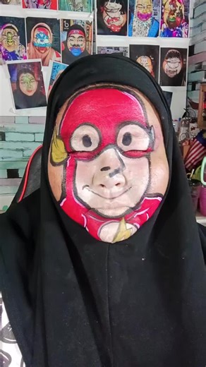 #facepainting #theflash #flashman