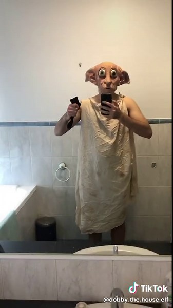 Dobby is a free elf, Karen! #respectthedrip #harrypotter #dobby #fyp #foryou