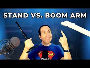 Microphone Stand vs Microphone Boom Arm (Best For Home Setup!)