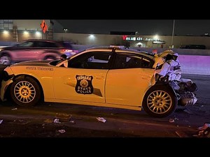 21-year-old man arrested for OWI after rear-ending police cruiser on I-465