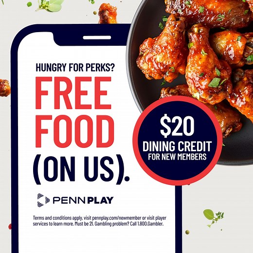 15K views · 233 reactions | Sign up & chow down! Join PENN Play rewards on the app and get a $20 dining credit to use at ANY* of our casino and resort destinations. | PENN Play | Facebook