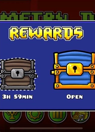 Day 21 of opening the daily chest until I get famous #gameplay #geometrydash #games #chest