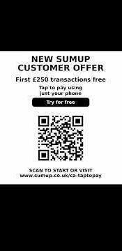 SumUp Tap to Pay Demo + £250 FREE Transactions #sumup #taptopay #cardreader #free