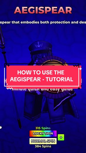 How to Use the Aegispear Weapon Effectively